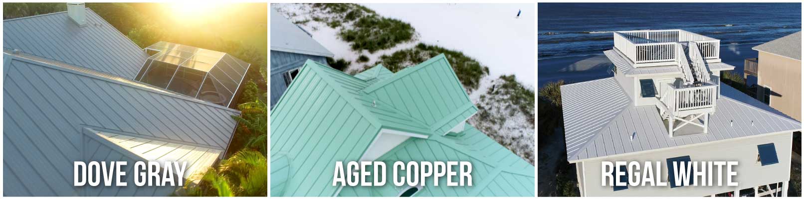 Tri County Metals colored roofing