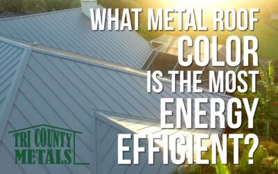 What metal roof color is the most energy efficient?