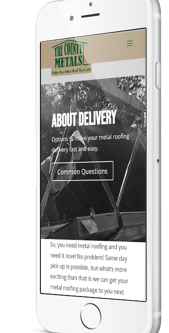 New About Delivery Page