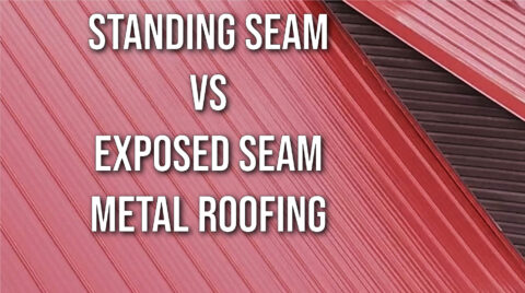 Standing Seam VS Exposed Seam Metal Roofing Panels | Tri County Metals